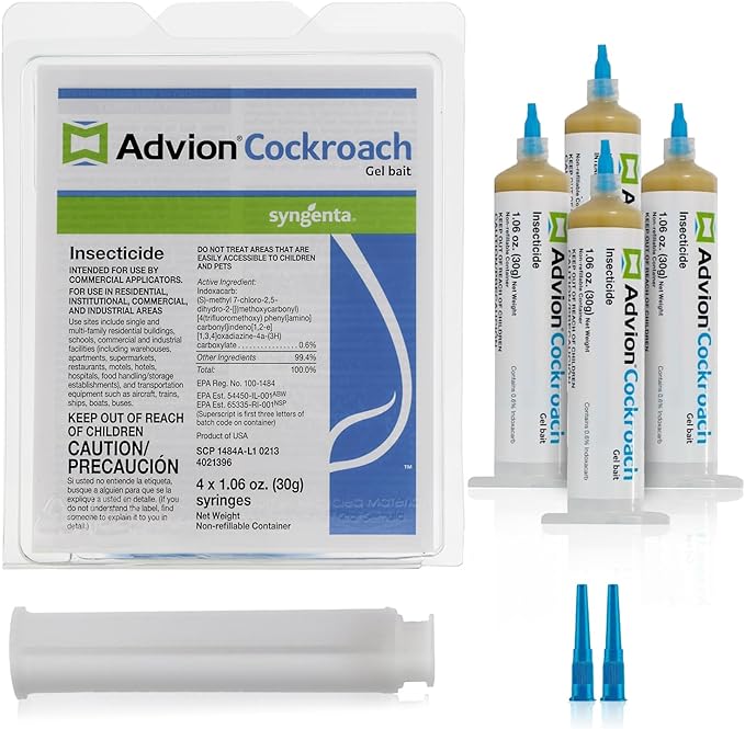 Advion Cockroach Gel Bait Pack of 4