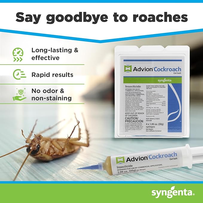 Advion Cockroach Gel Bait Pack of 4